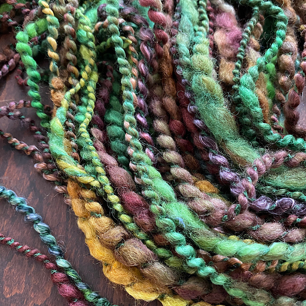 Grass  - Merino tencel knitting art yarn