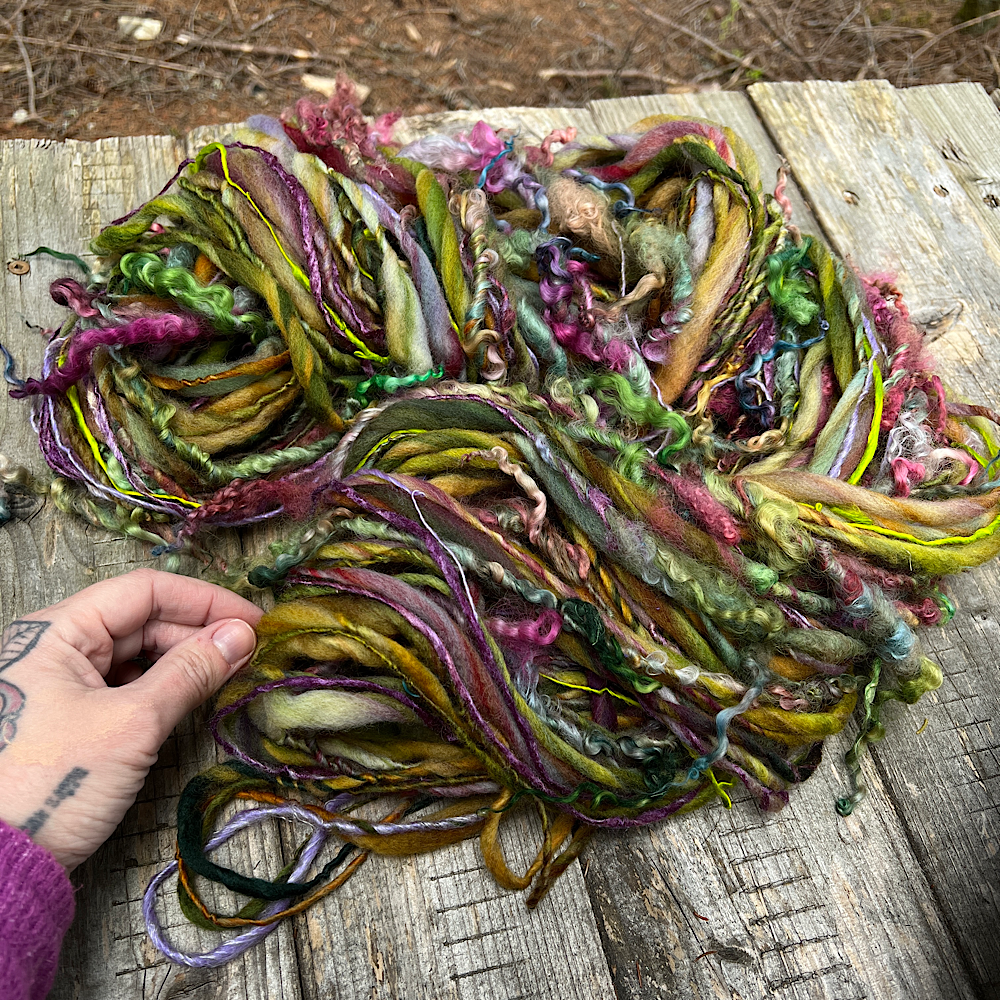 Woodland - single art yarn