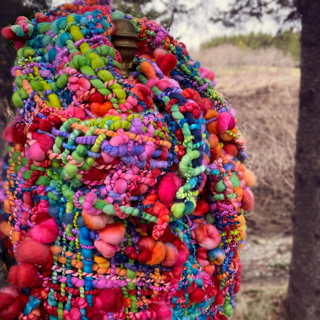 Over the Rainbow shawl
