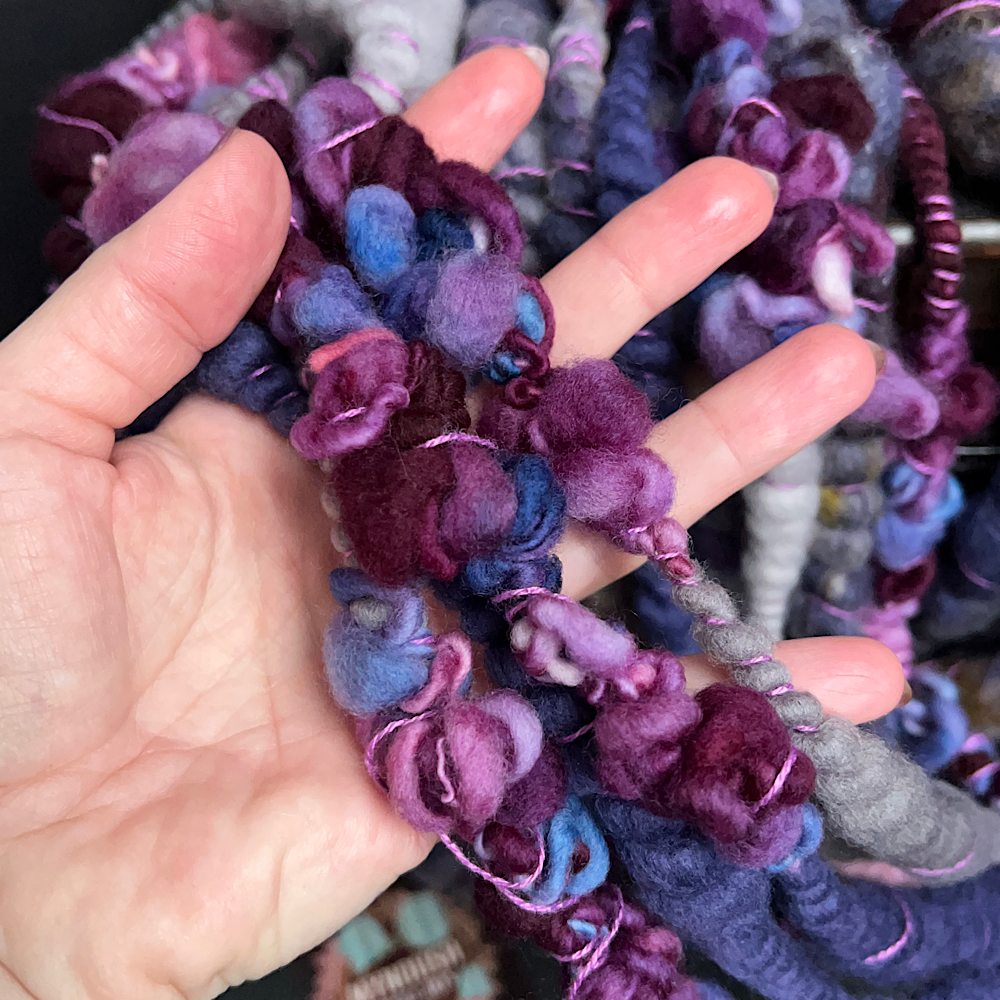 Amethyst art yarn