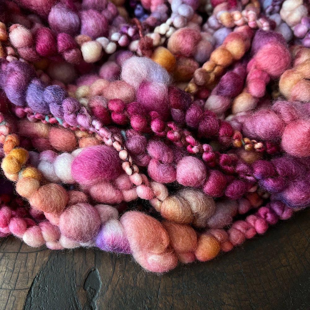 Petits fruits - jumbo boucle yarn