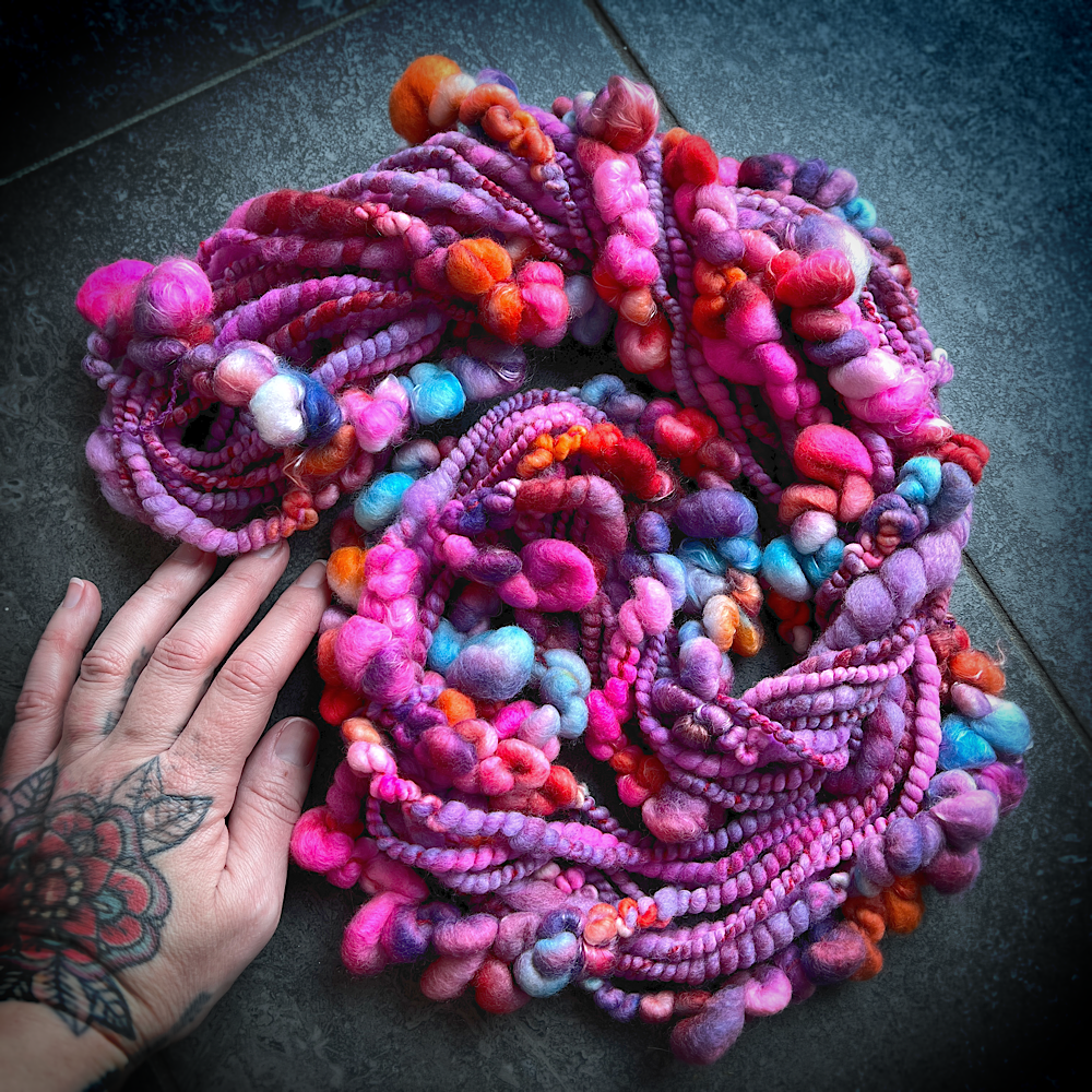 Floralies - bubbly art yarn