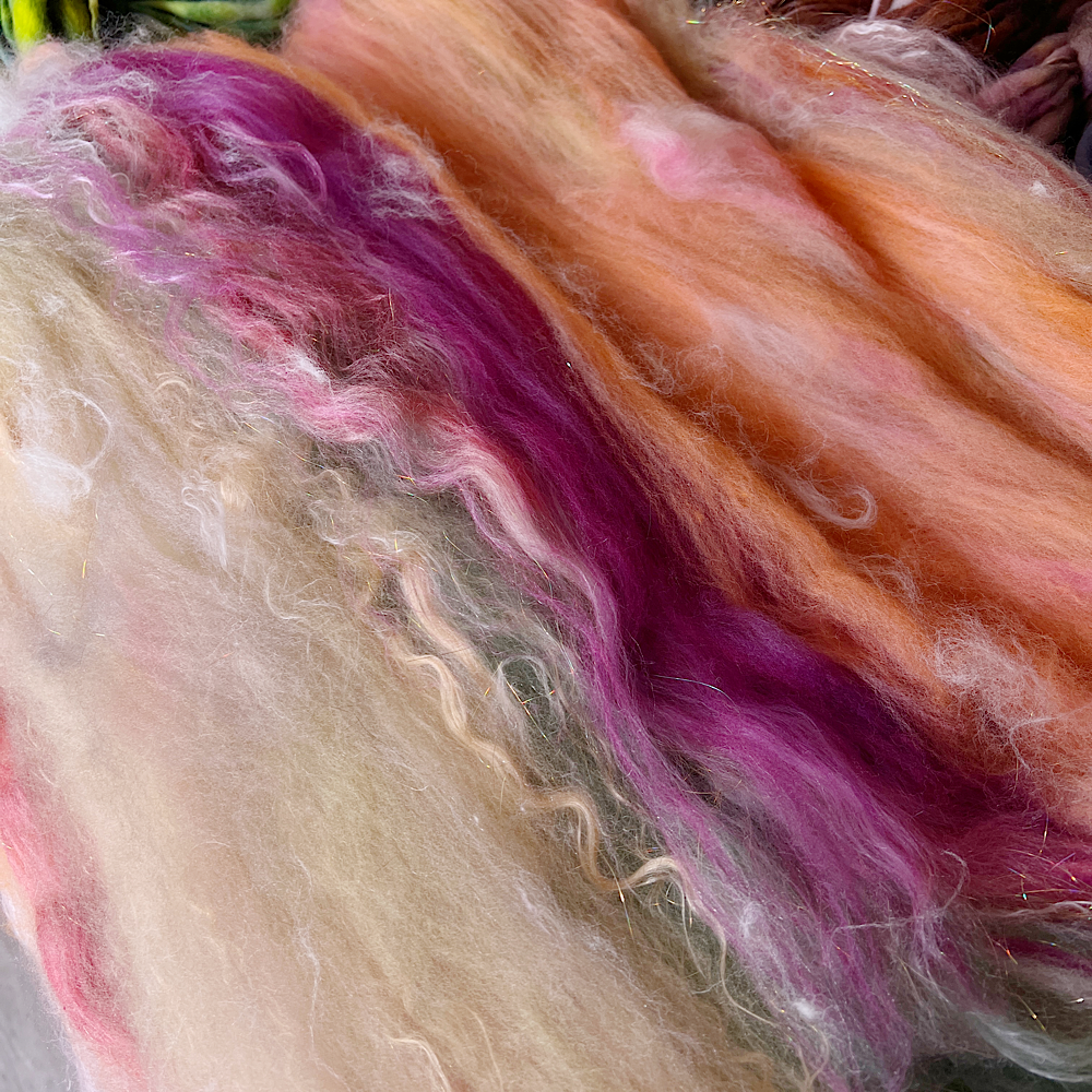 Batt for spinning yarn