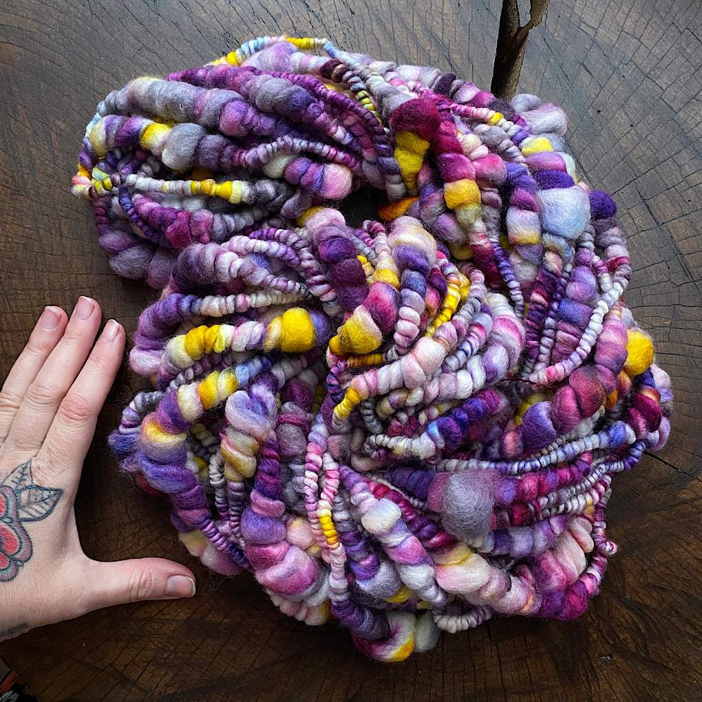 Orchid Jumbo spiral yarn