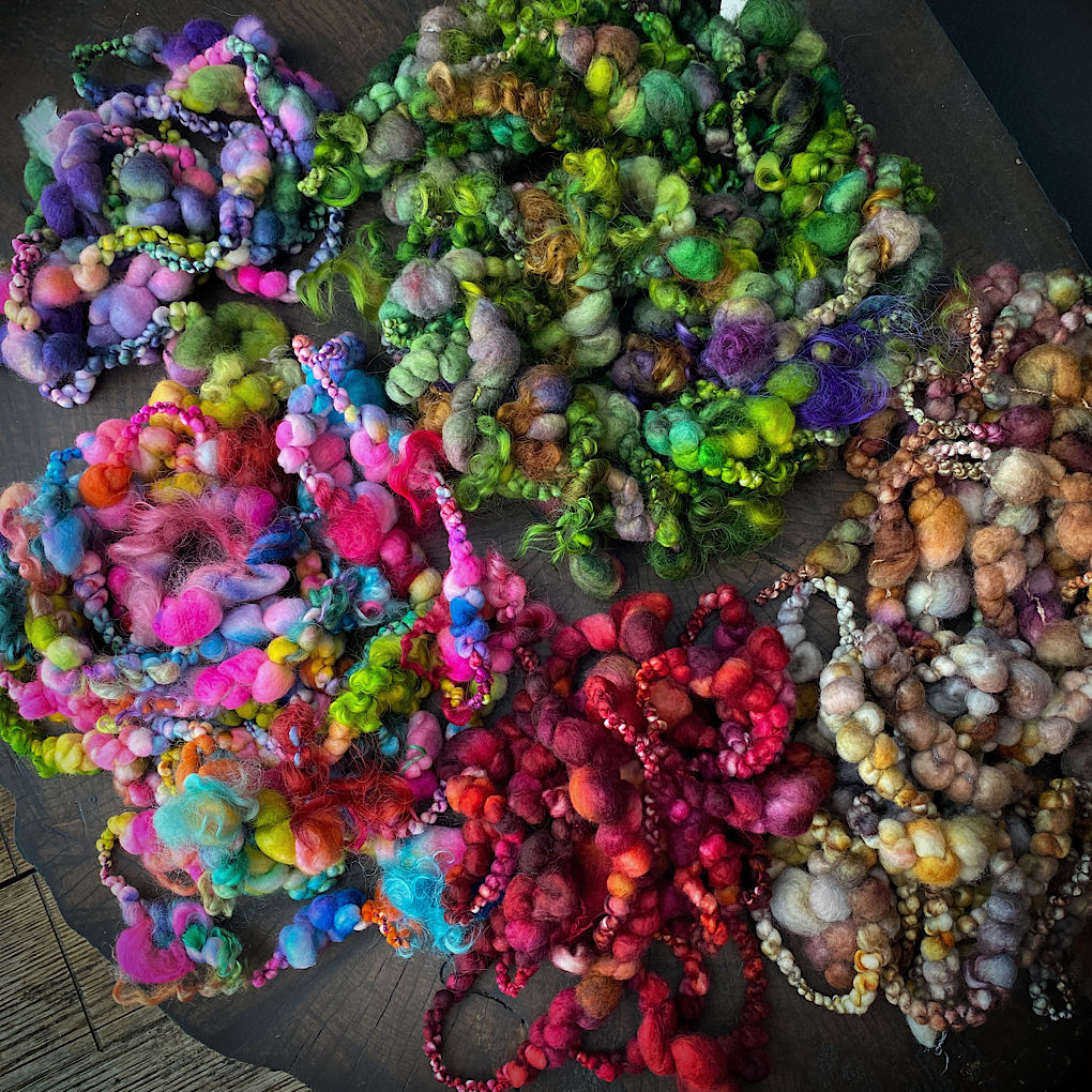 Large Set of art yarn- weaving kit