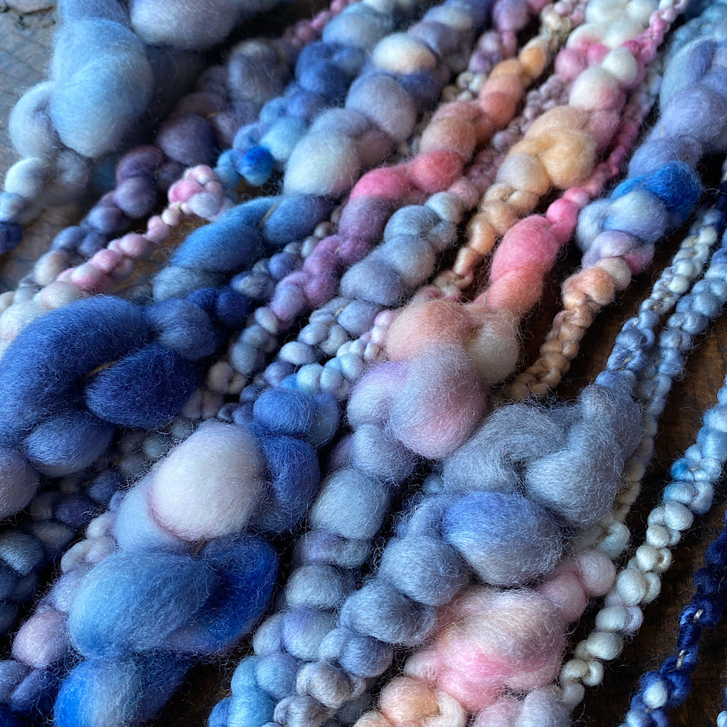 Les rêves bleus Art yarn