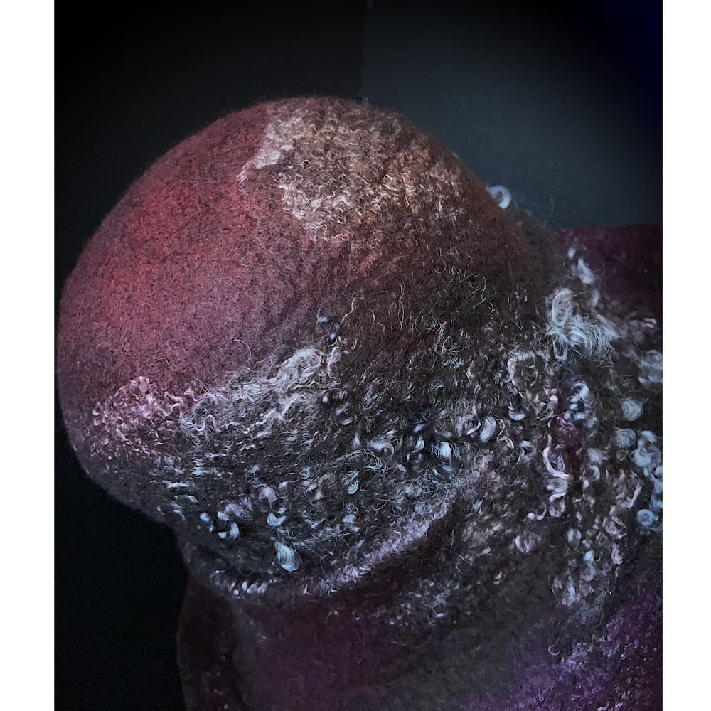 Felted cloche hat- 23”