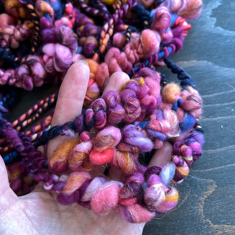 Anise and roses weaving art yarn