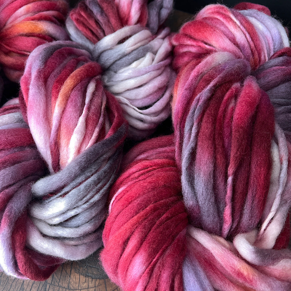 Fluffy yarn set of 3 skeins