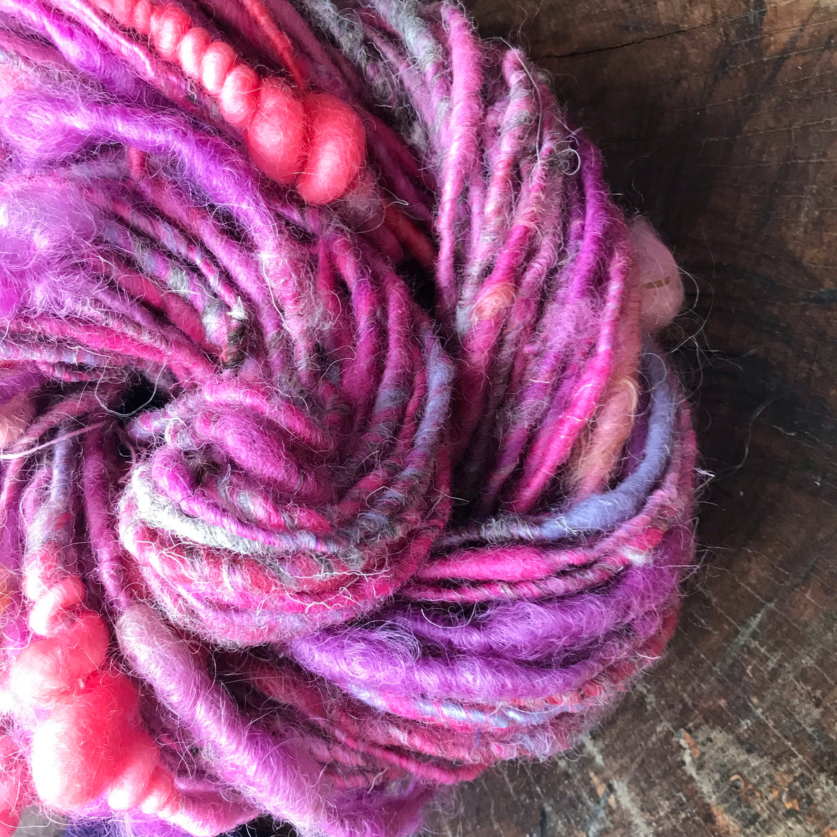 Pink art yarn 100g 37y - Mynoush