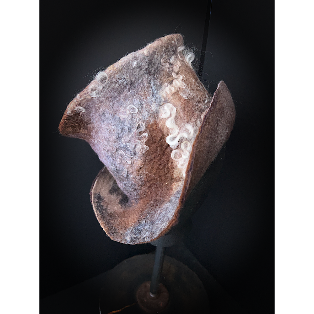 Felted top hat  - 23”