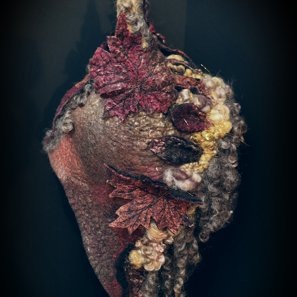 Forest spirit 3 - Fairy felted hood