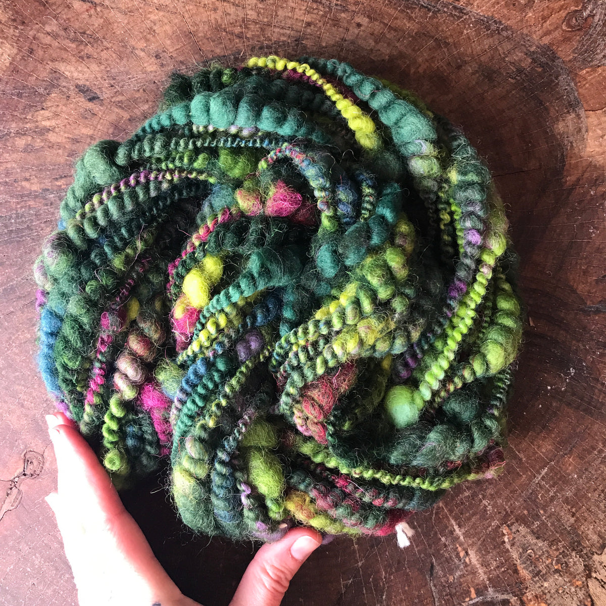 Green  art yarn 80g - Mynoush
