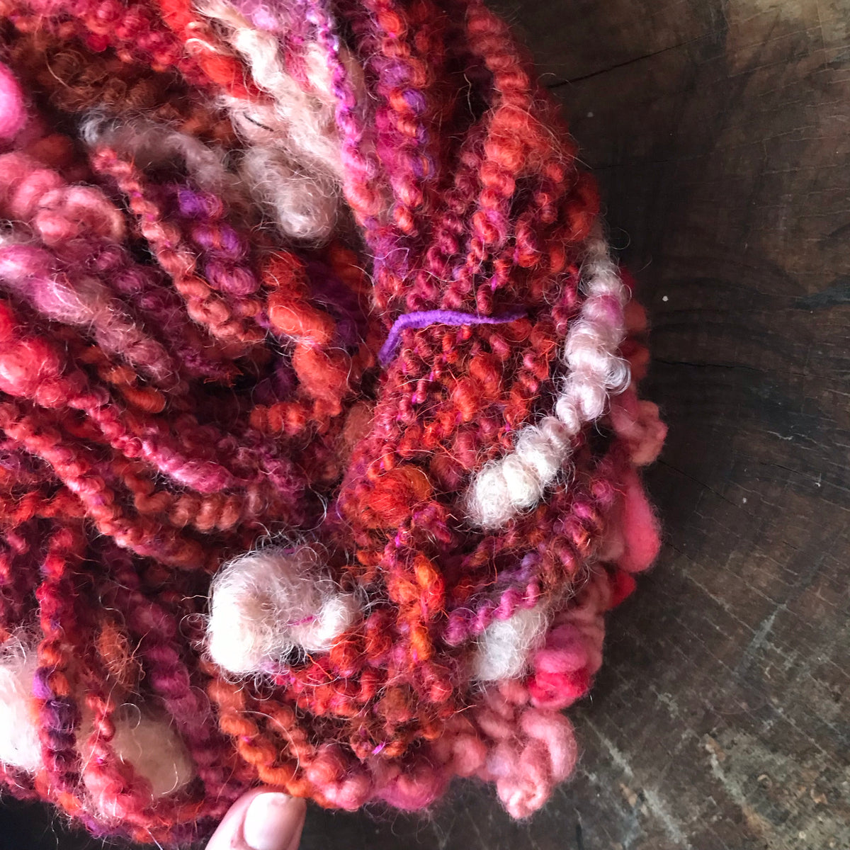 Orange art yarn 60g 17y - Mynoush