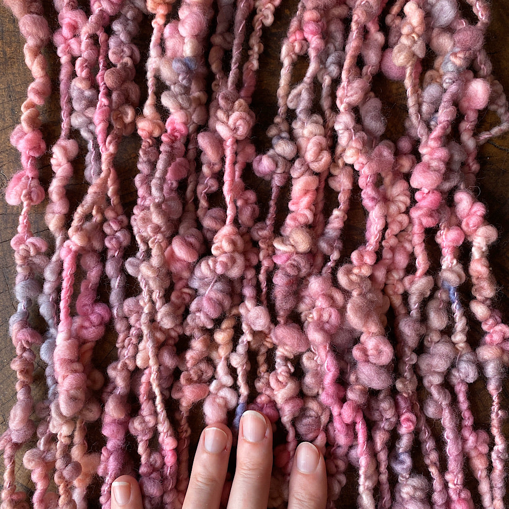 Sweet peach Art yarn