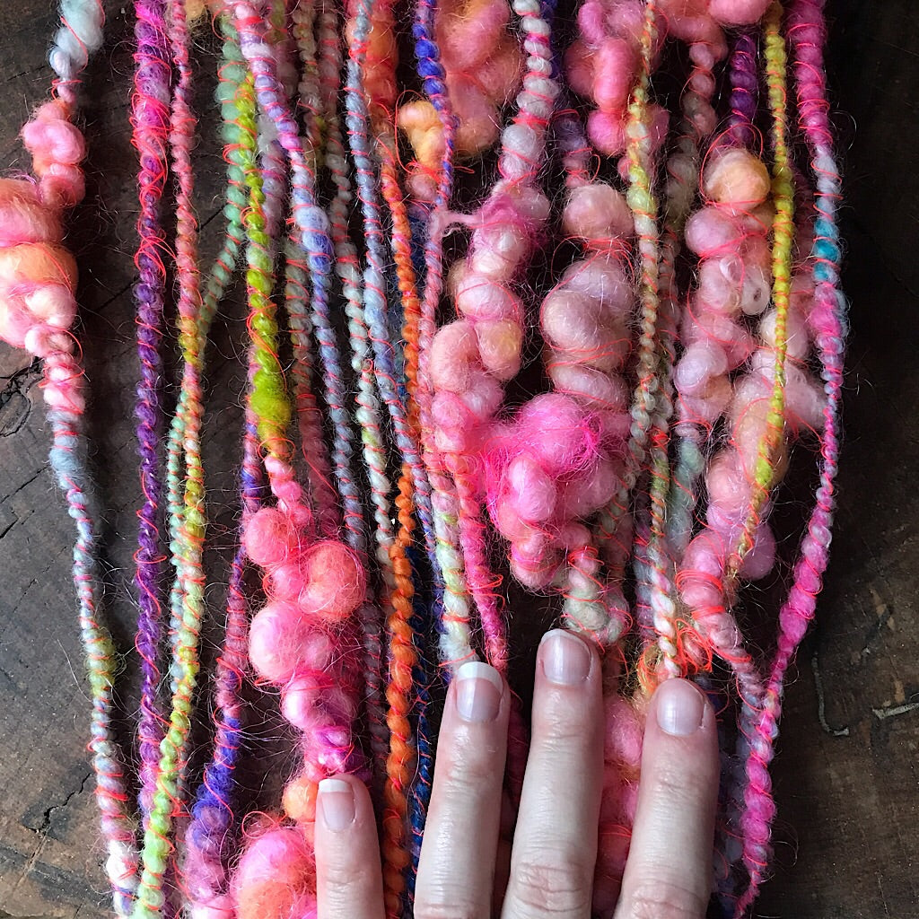 Summer graffiti art yarn