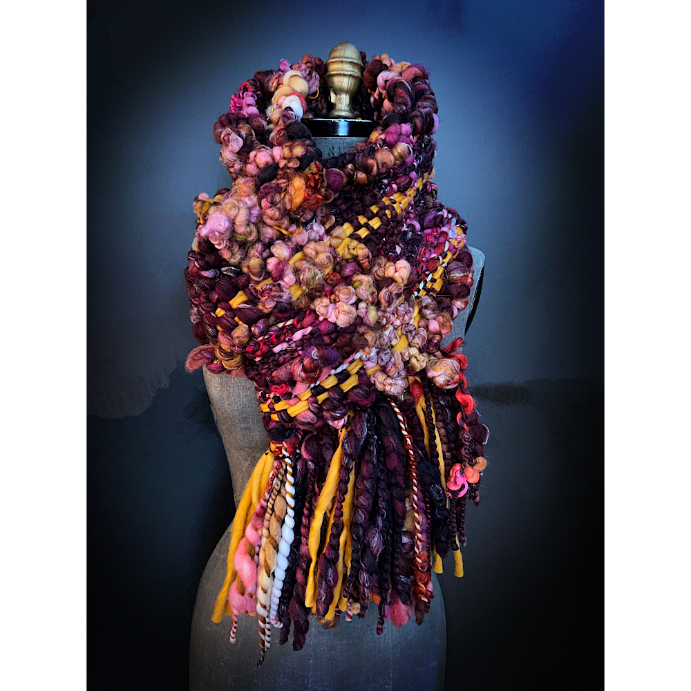 Woven scarf 94” X 8”