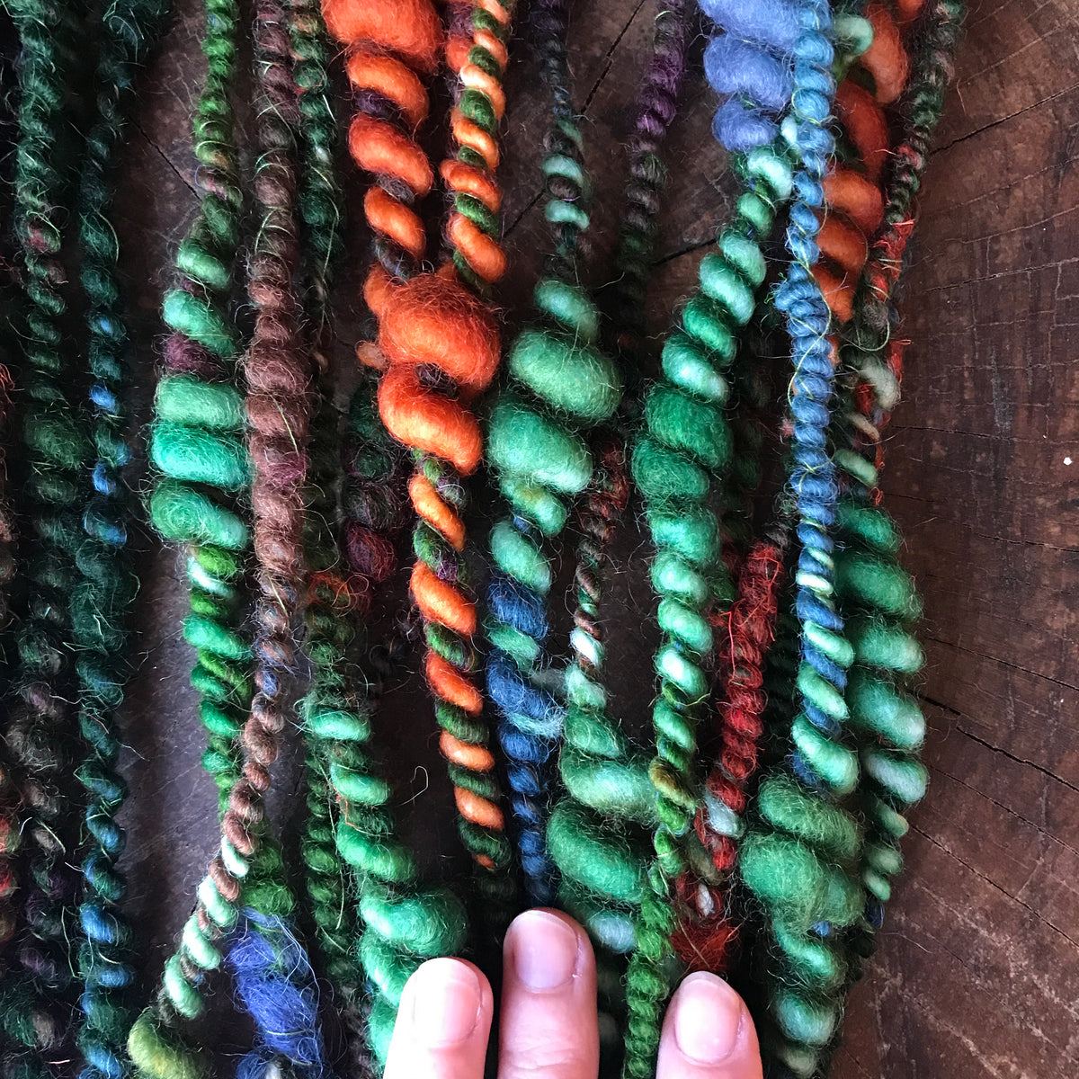 Green art yarn duo 100g - Mynoush