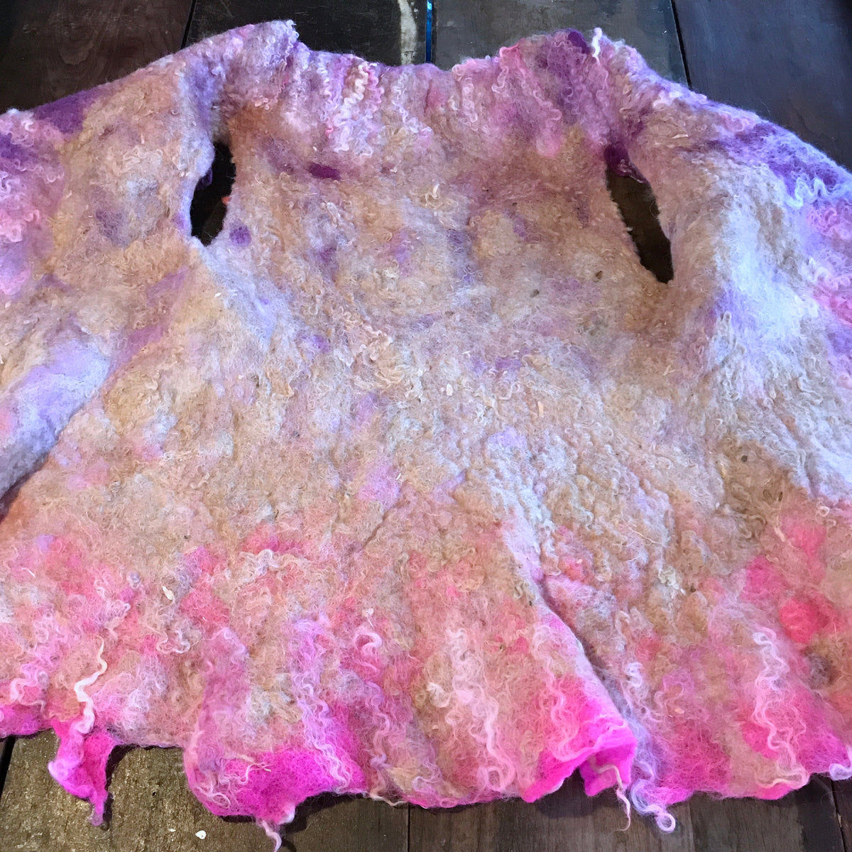 Felted vest Veste feutrée - Mynoush