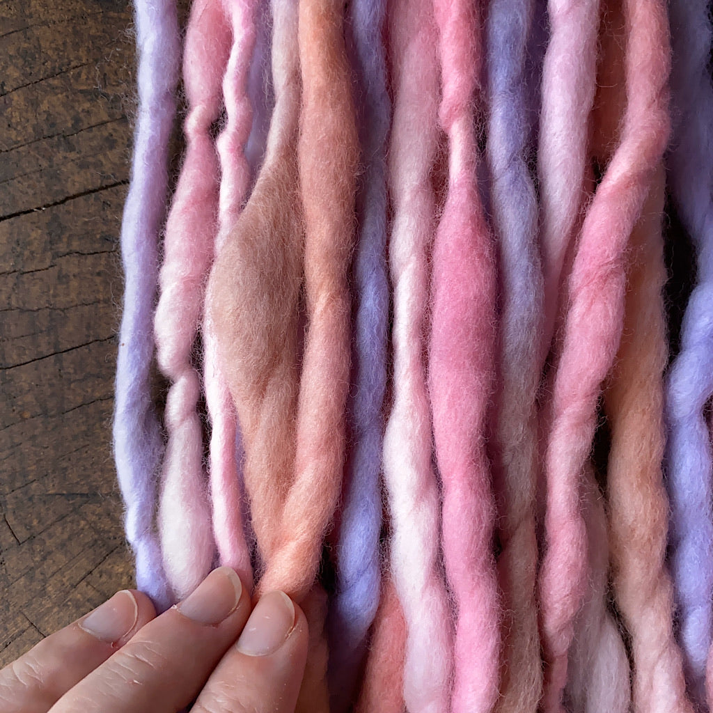 Pastel merino yarn