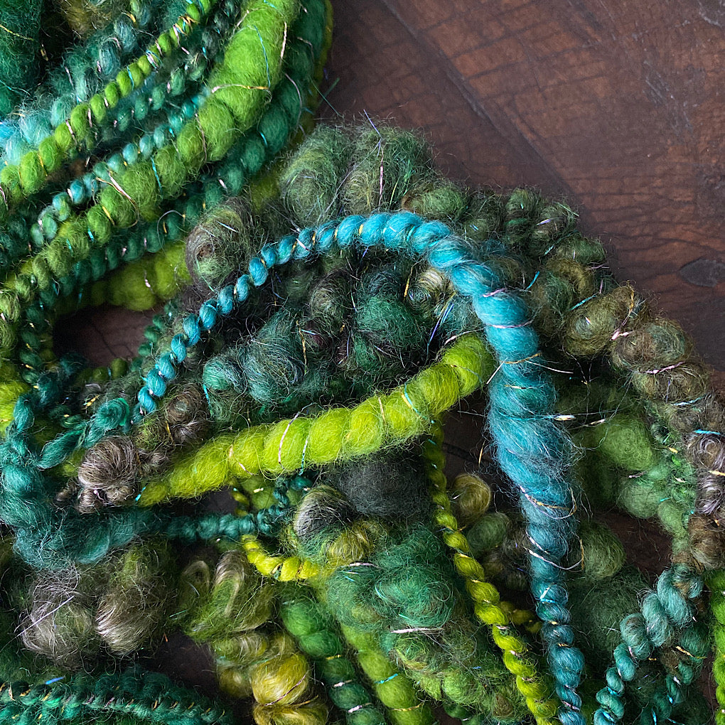 Starry Woodland art yarn