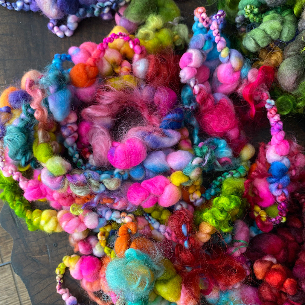 Large Set of art yarn- weaving kit