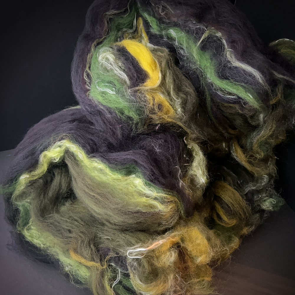 Batt for spinning yarn