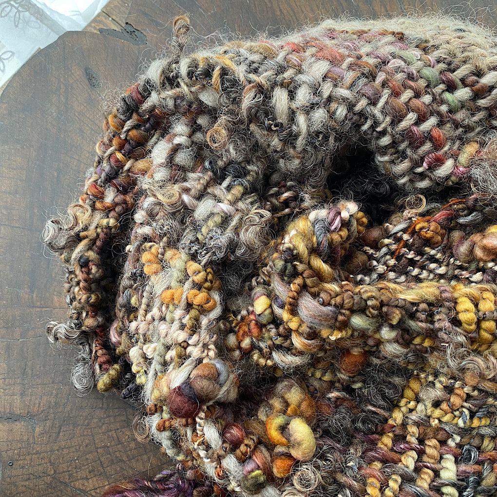 Scarf - Birch wood - merino silk tencel