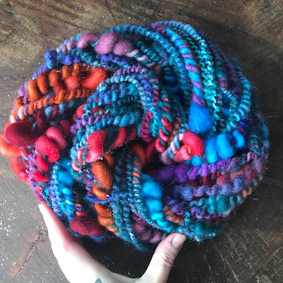 Blue  art yarn 100g - Mynoush