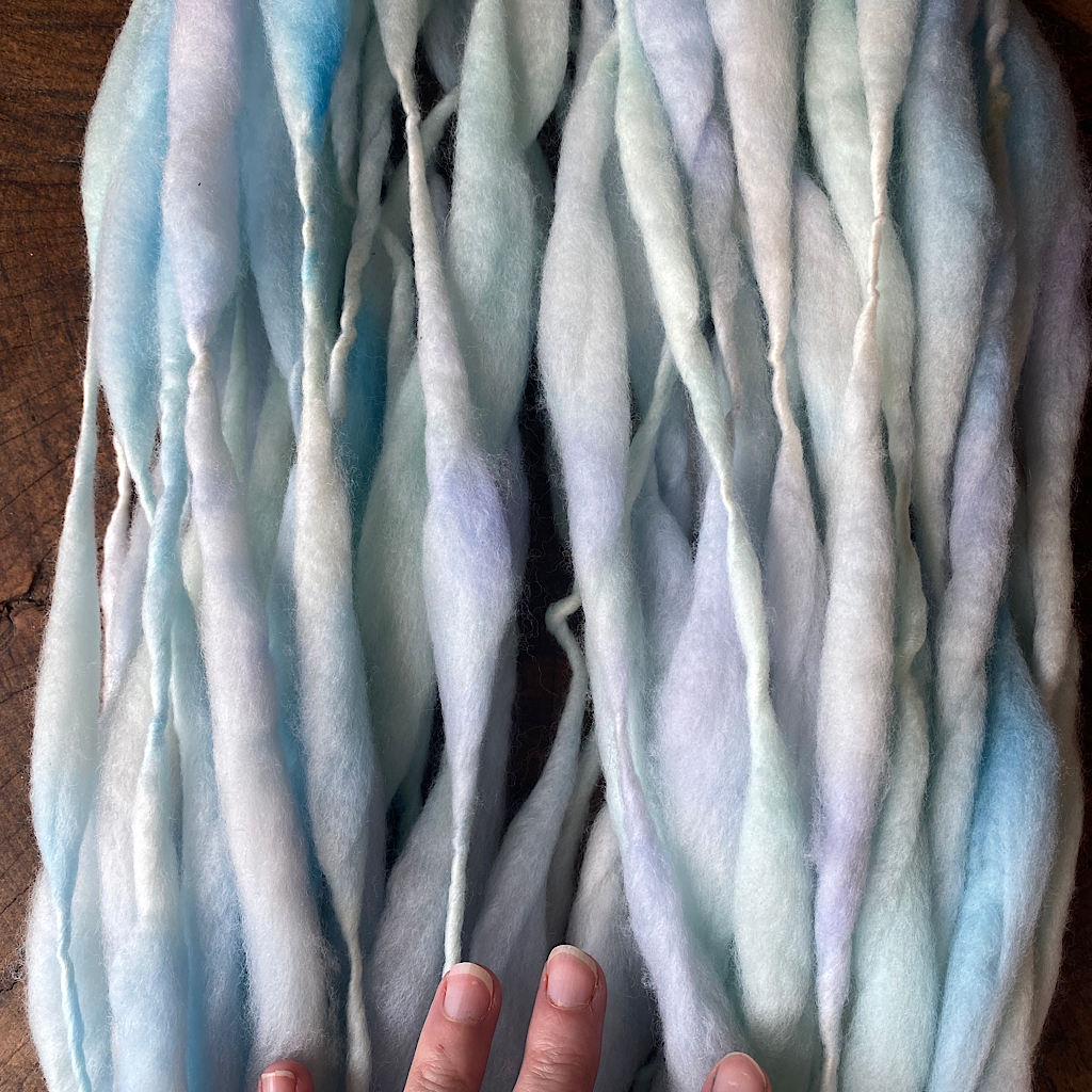 Merino hand spun yarn
