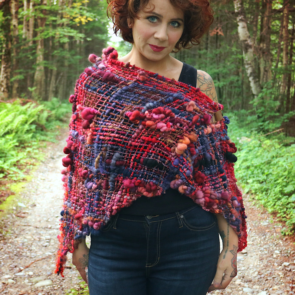 Fireworks Woven Shawl