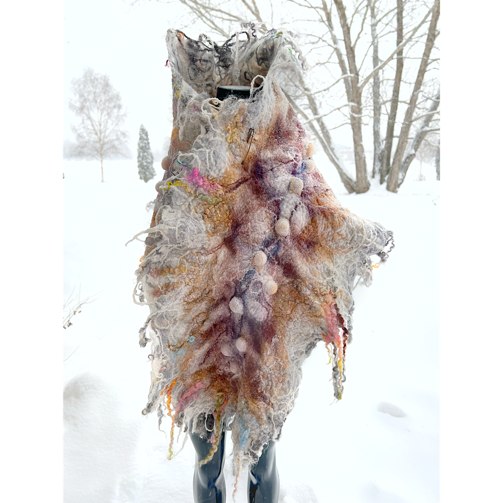 Felted Shawl 2023
