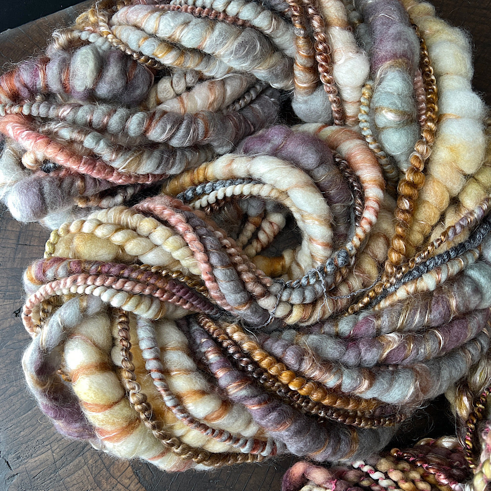 Art yarn set - Golden hour