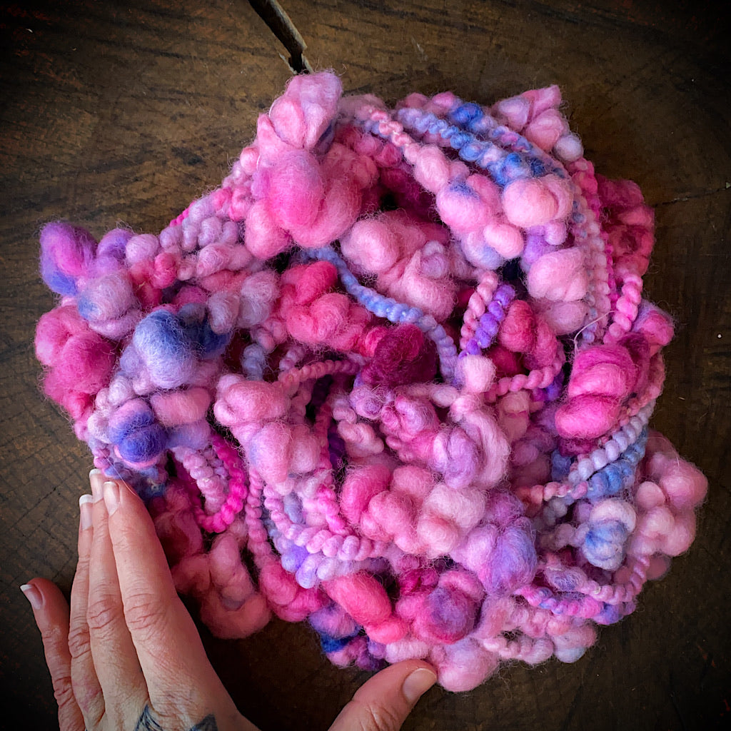 Bubble gum Art yarn