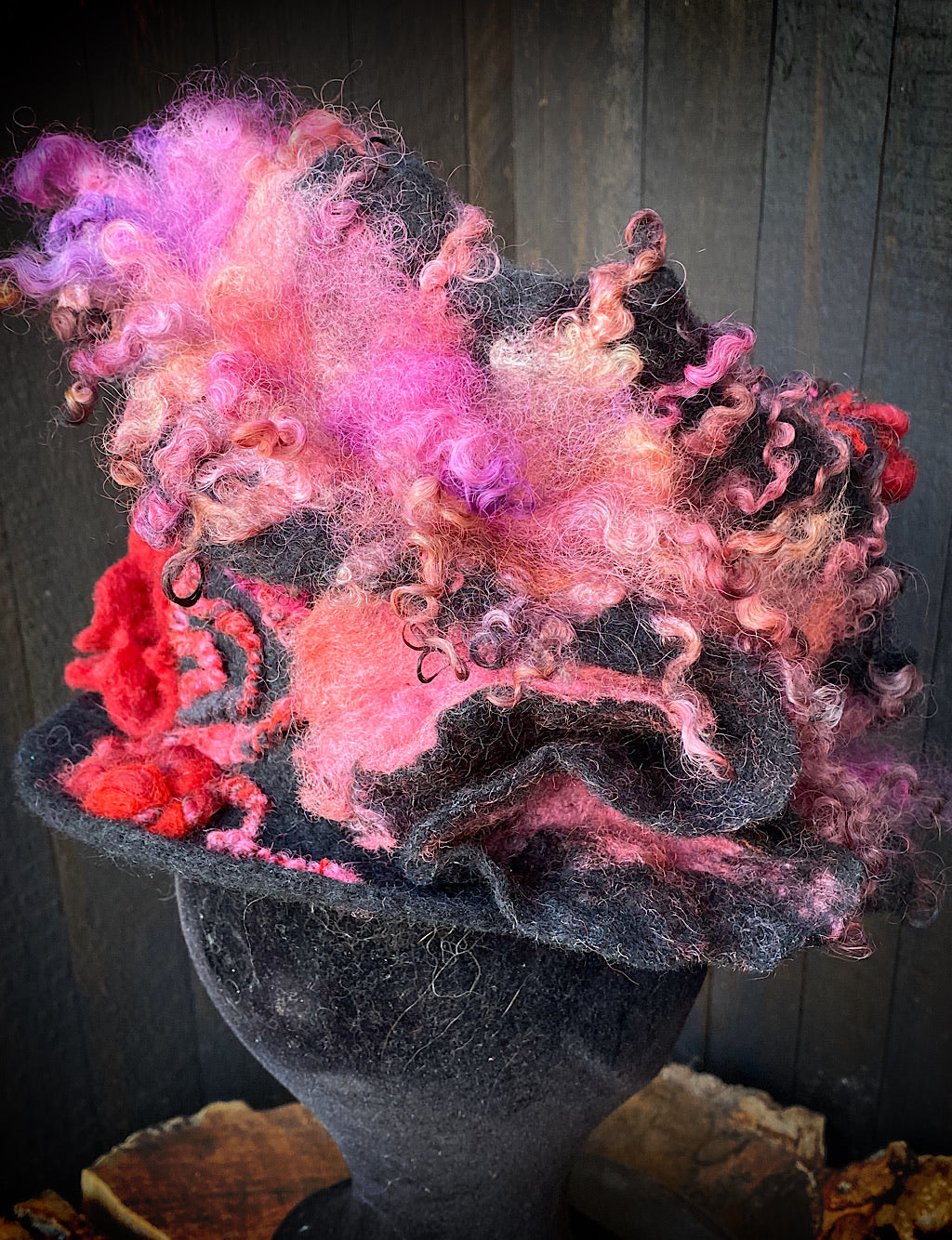 Felted top hat