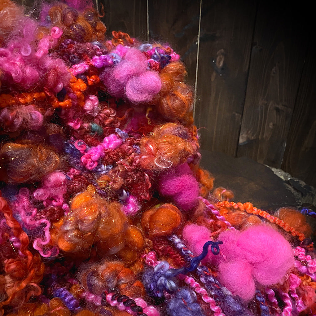 The Fiery Rose Scarf