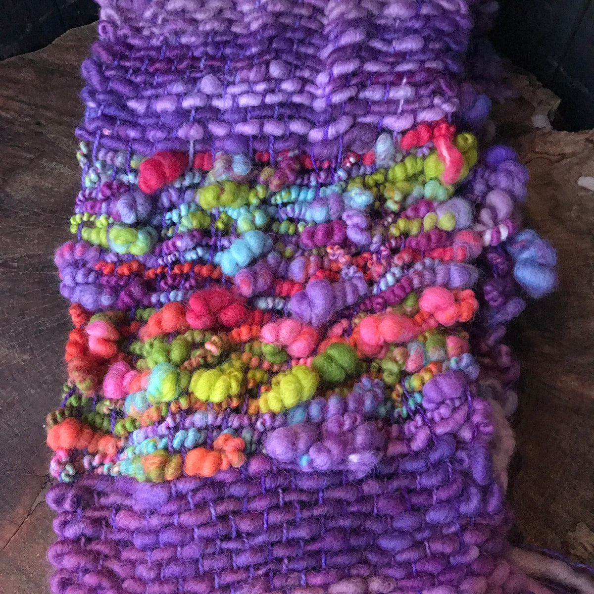 Purple scarf - Foulard mauve - Mynoush