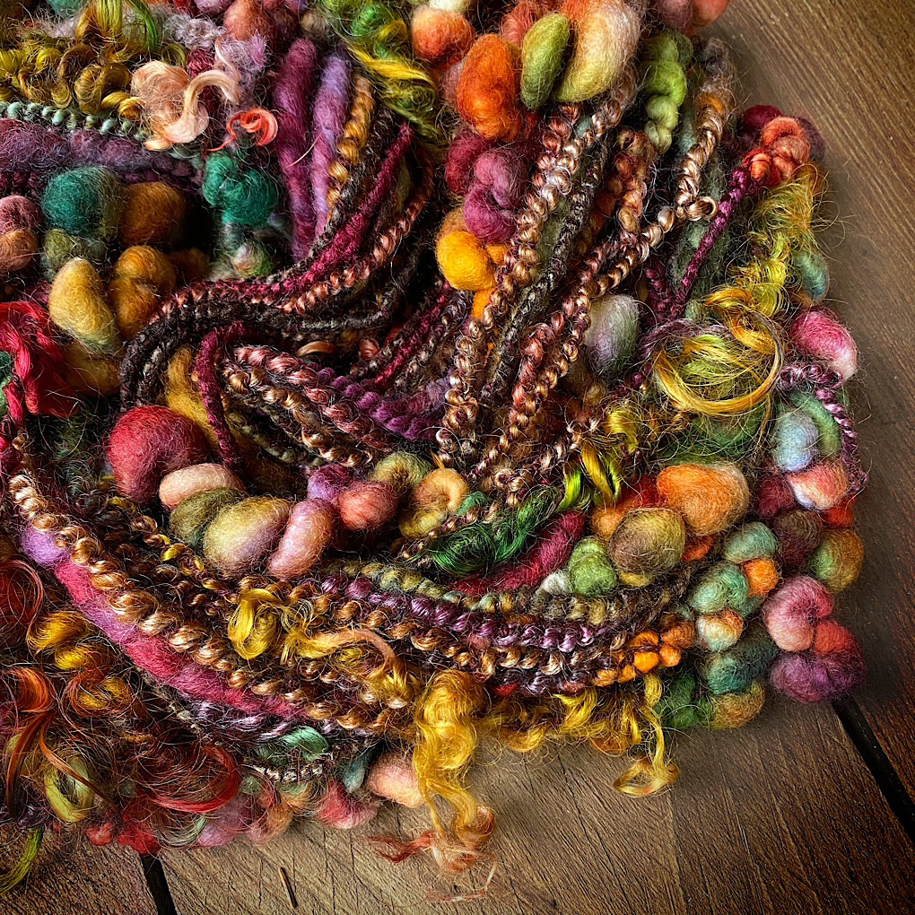 Potiron - silk tencel Signature art yarn