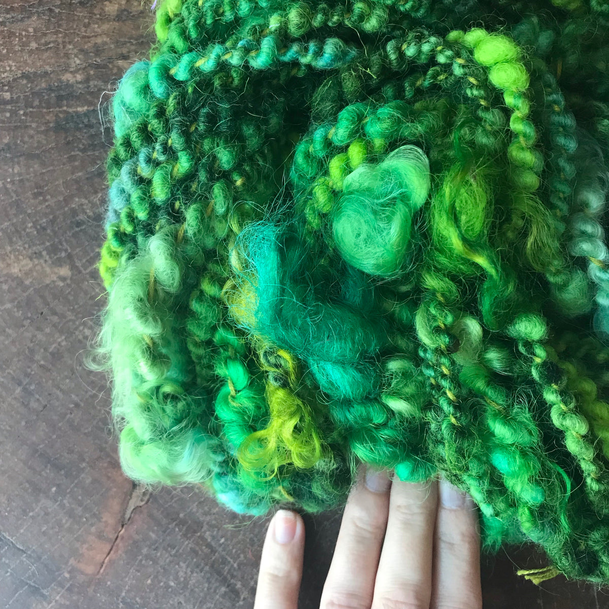 Green  art yarn yarn 100g 20y - Mynoush