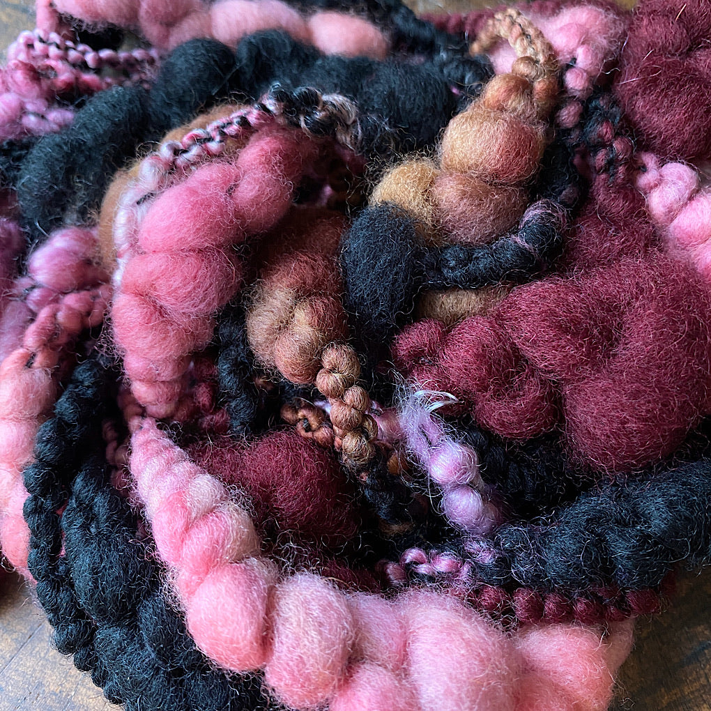 Mini skein Jumbo boucle Art yarn