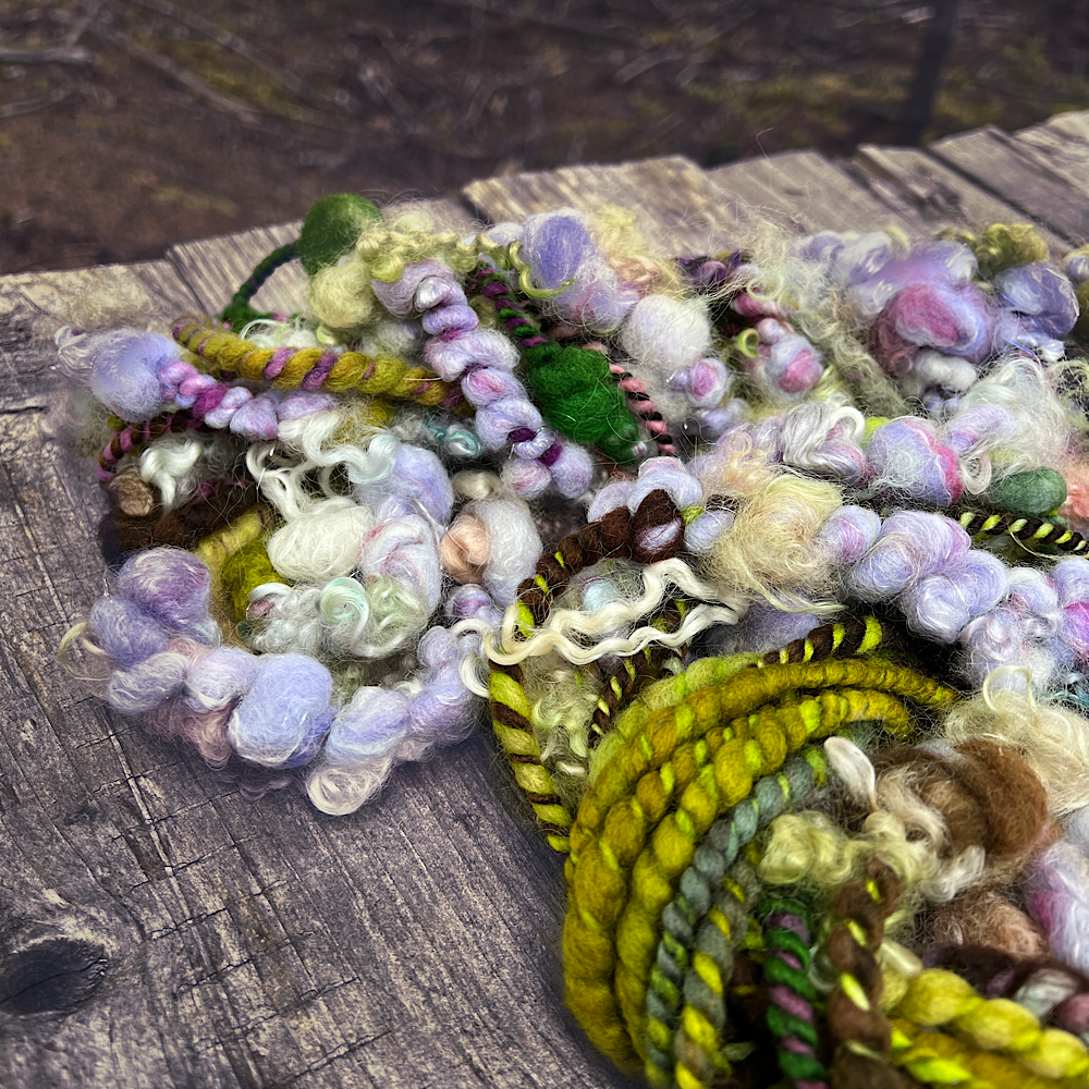 Water lilies 2 - art yarn