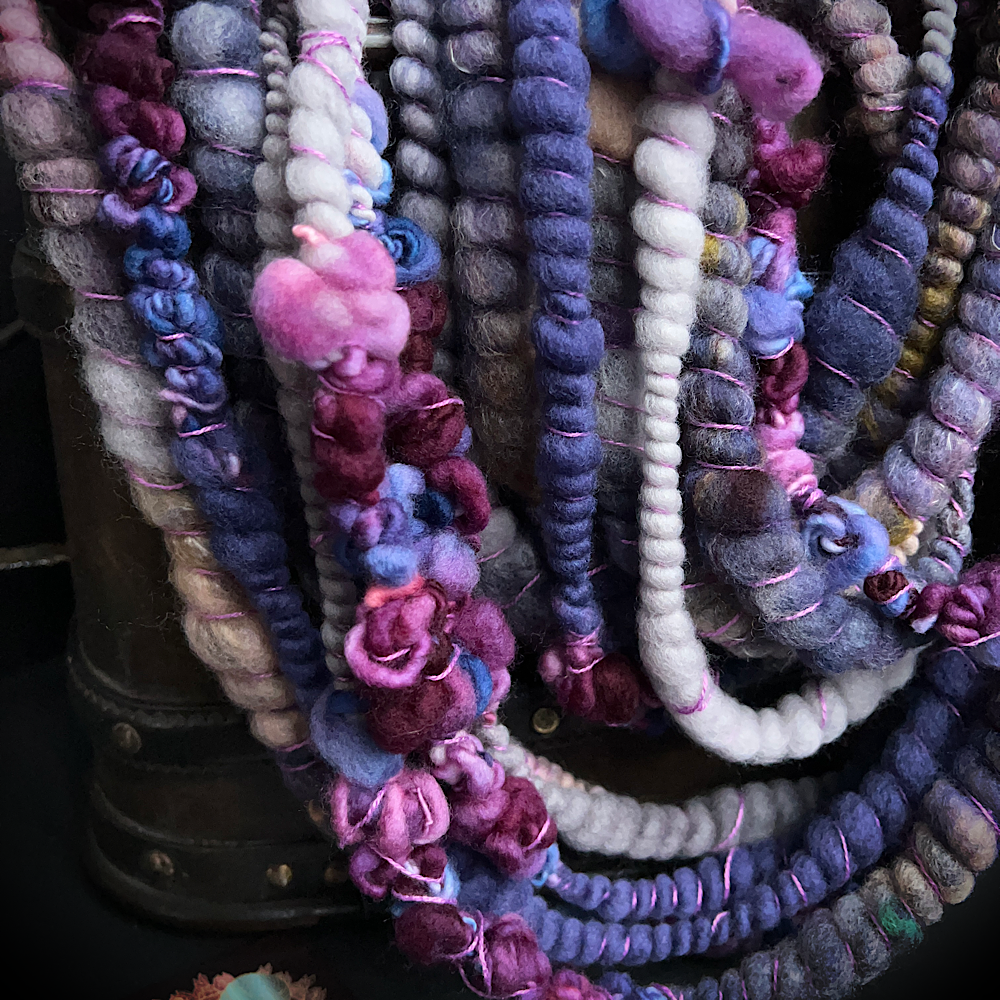 Amethyst art yarn