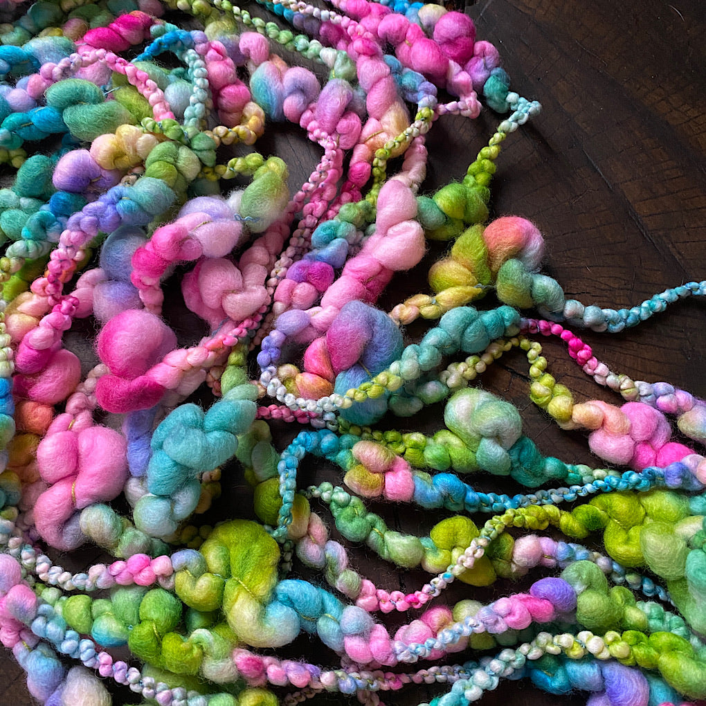Rainbow Love Jumbo boucle Art yarn
