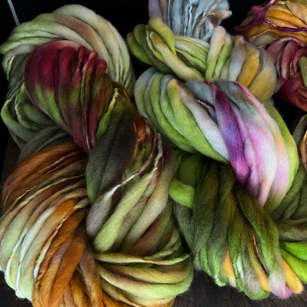 Fluffy yarn set of 3 skeins