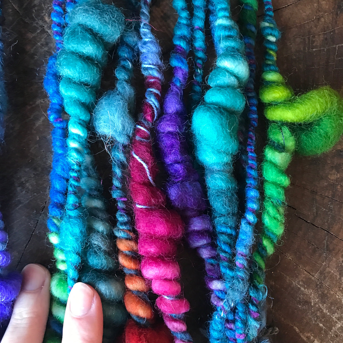 Blue duo art yarn 100g - Mynoush