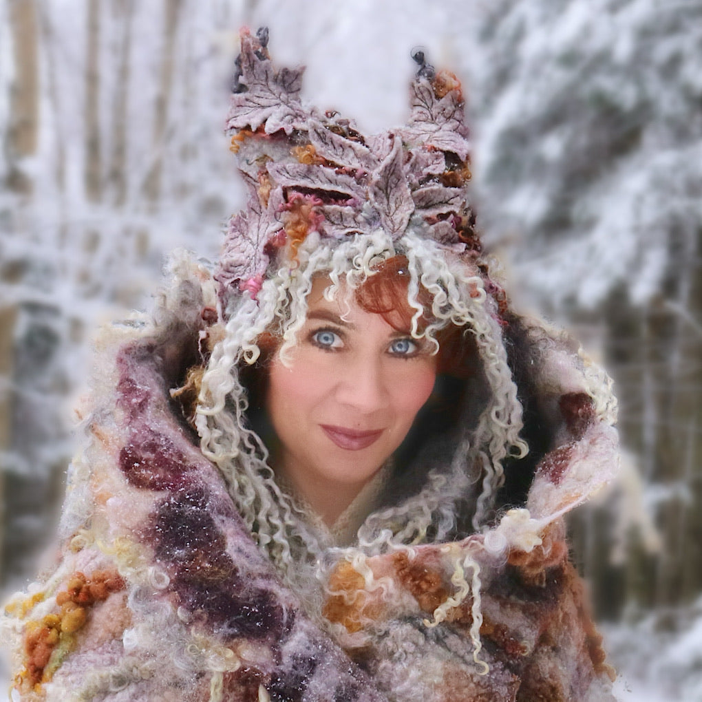 L’esprit des bois felted hood