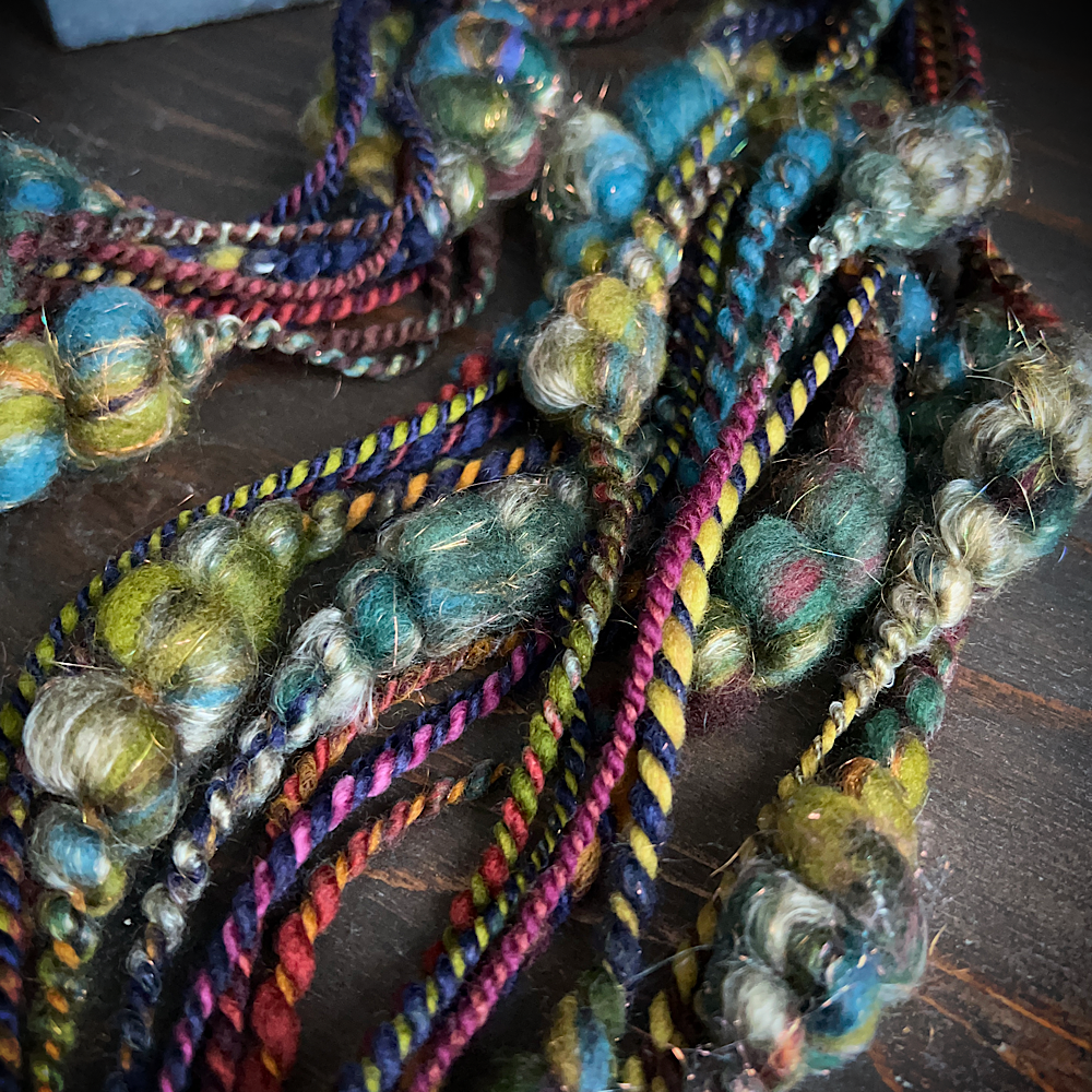 Hand spun art yarn