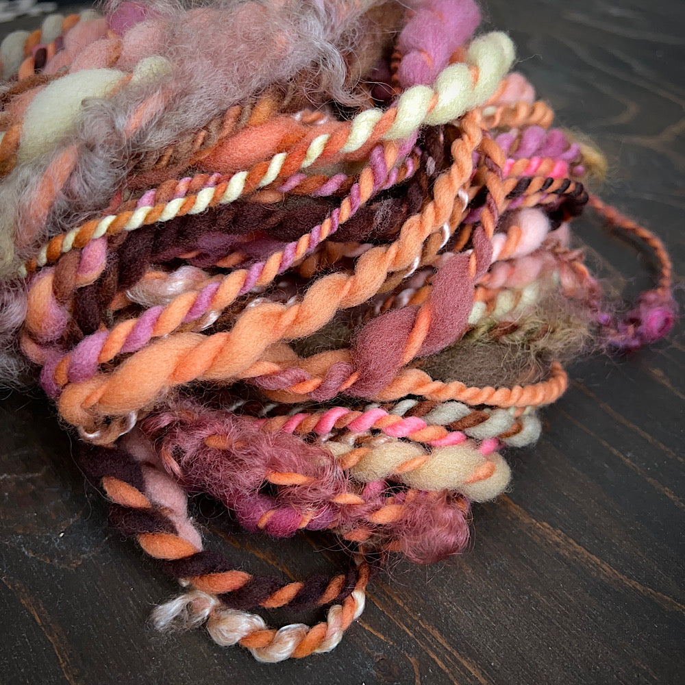 Art yarn for weaving and knitting