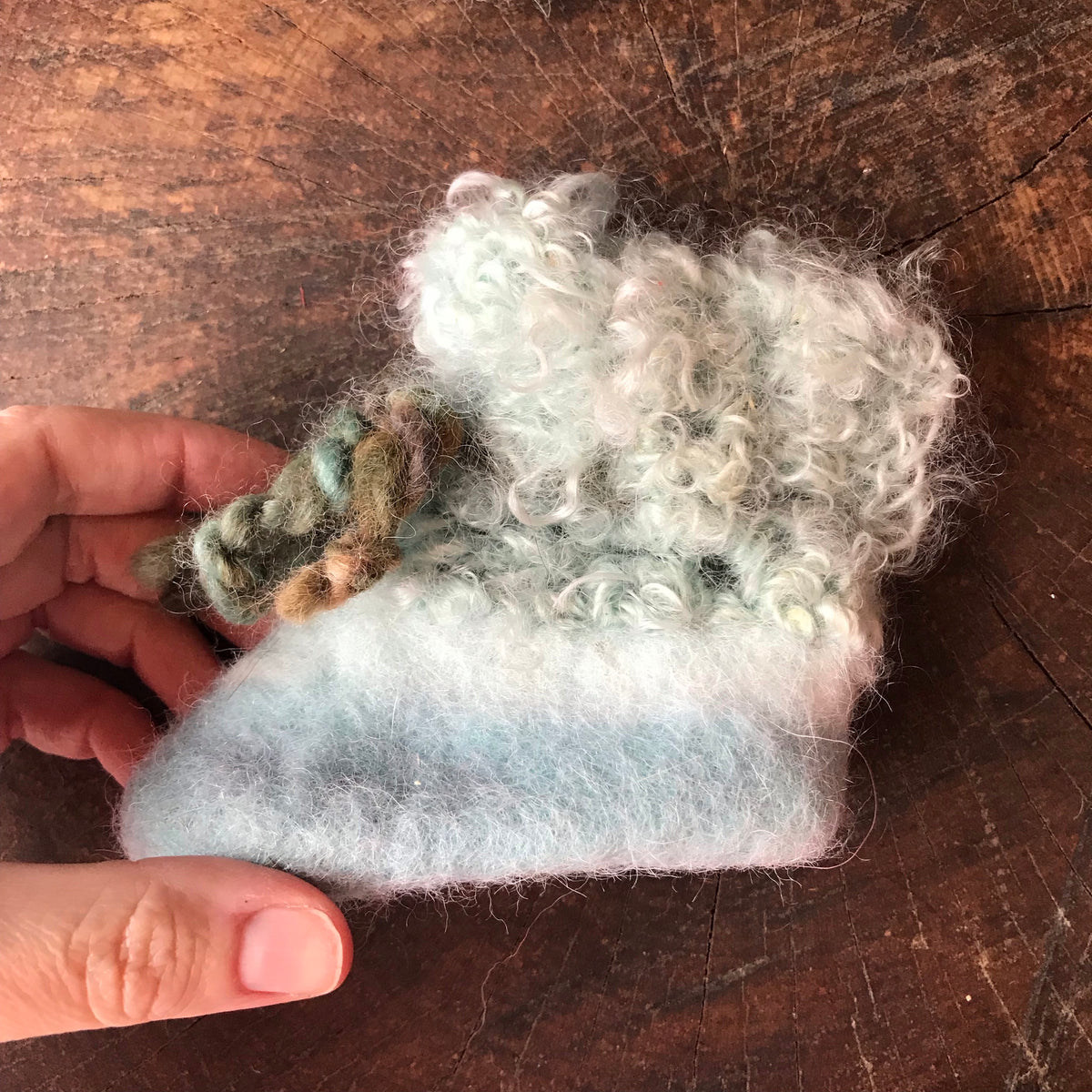 Newborn booties Botillons nouveau né - Mynoush