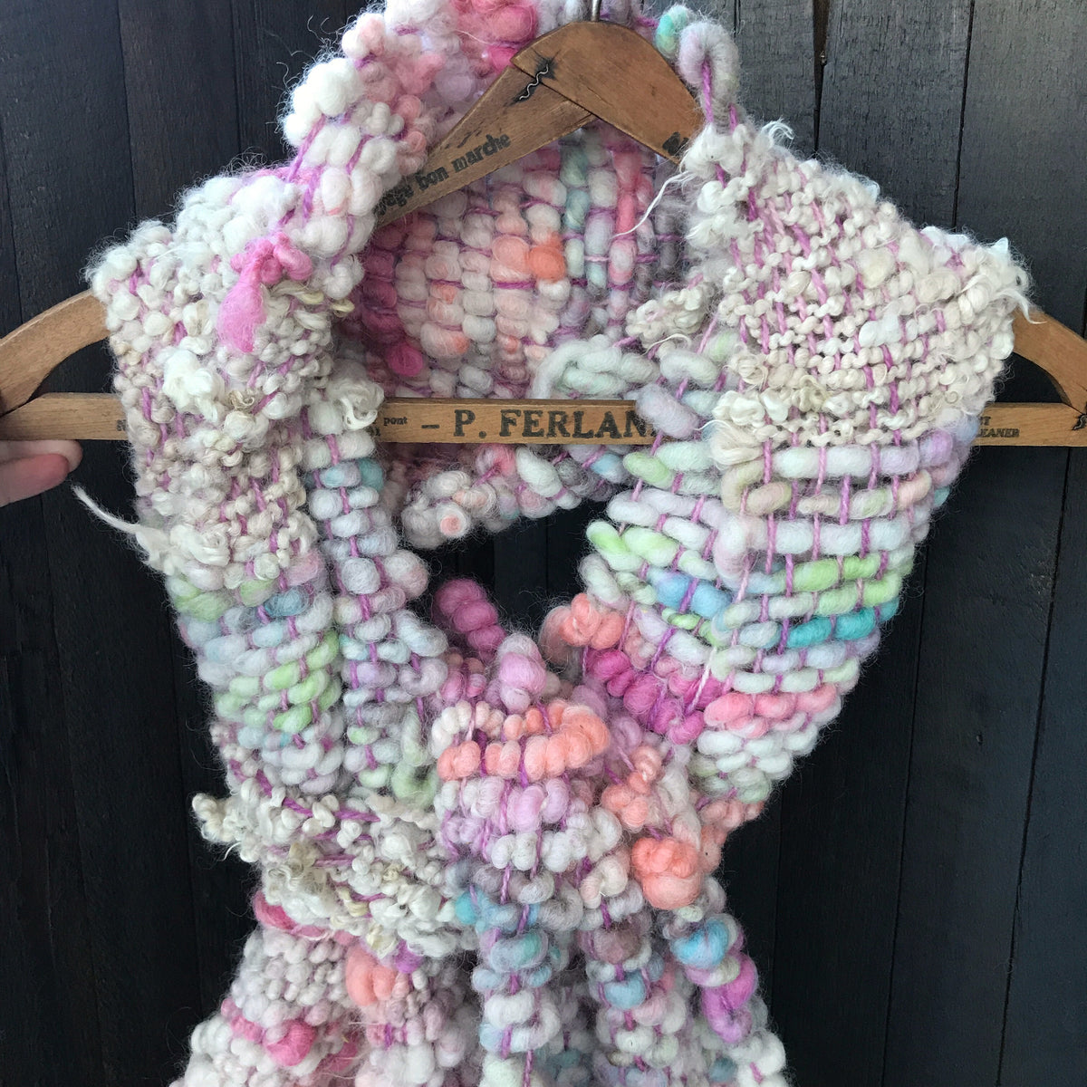 Pastel scarf 100% Wool - Foulard  100% laine pastel - Mynoush